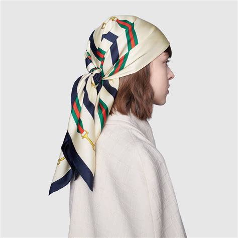 gucci scarf hair|authentic Gucci scarves.